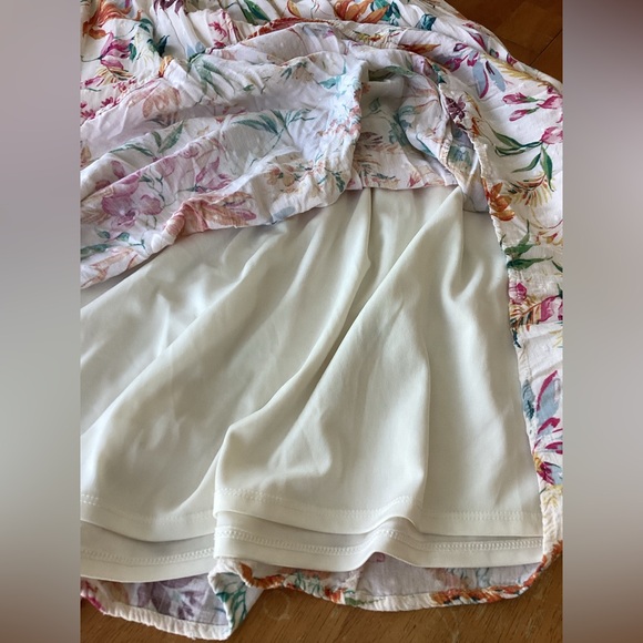 Midi Swiss Dot Shirred Dress in Carrie Floral color - size 2 (18/20) - Picture 11 of 14